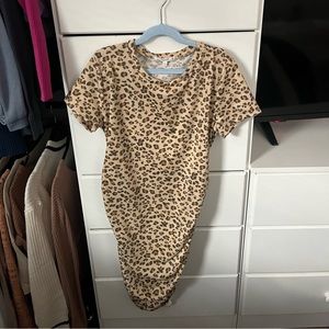 Cheetah print dress